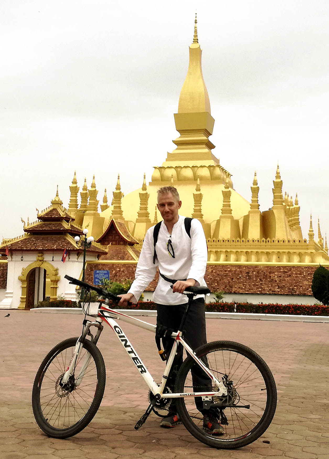 Bicycle in Pha That Luang, Vientiane